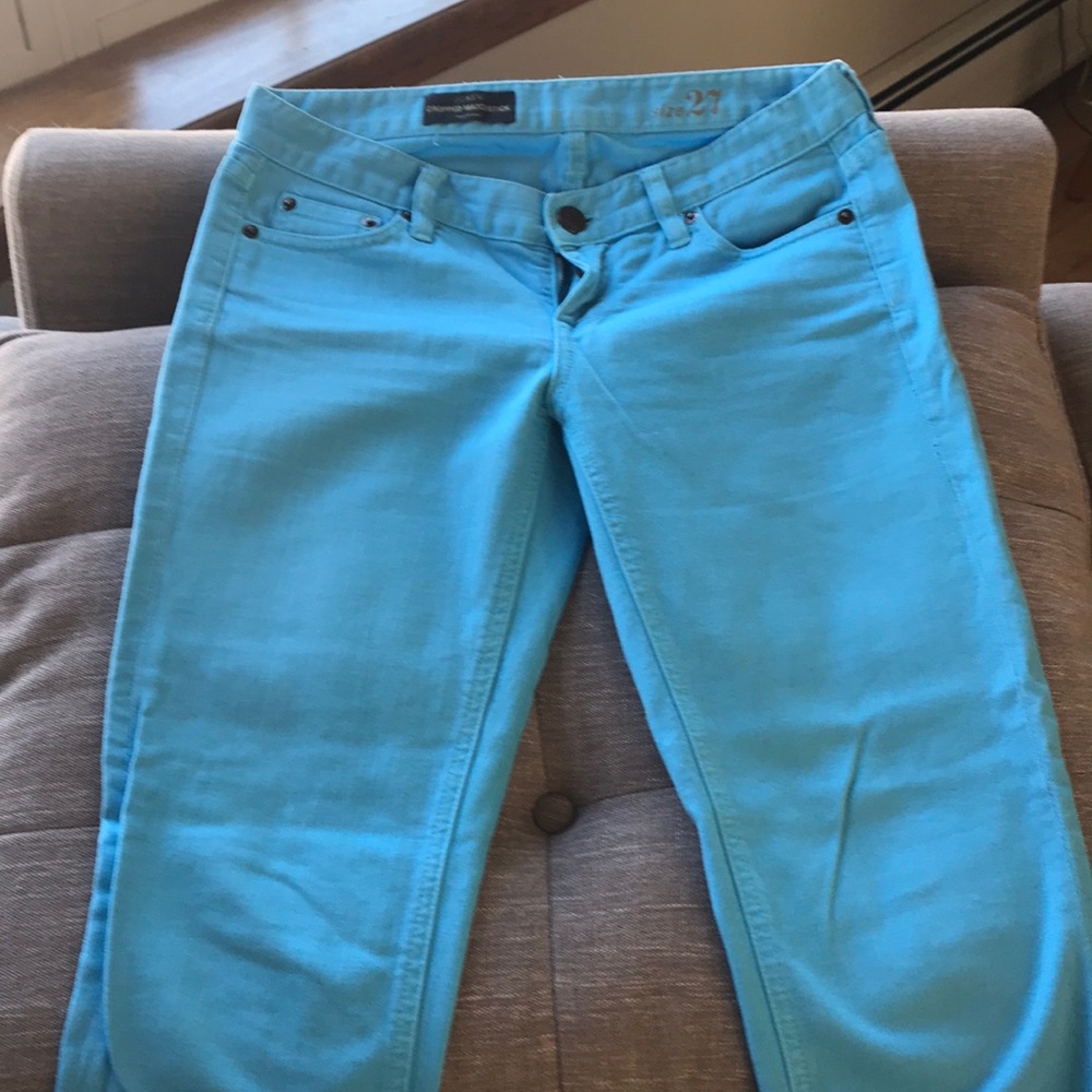 J Crew size 27 cropped jeans